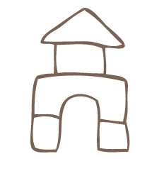 積み木のイラスト
